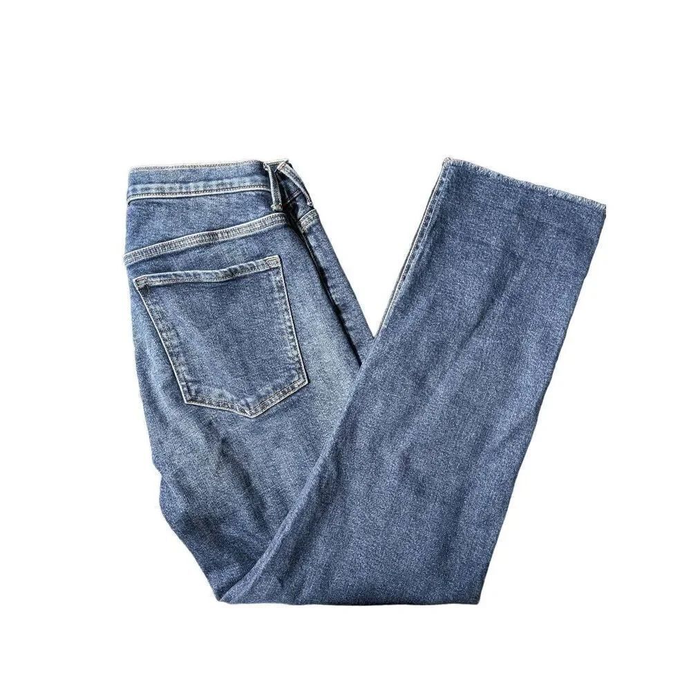 Banana Republic Mid Rise Straight Blue Jeans Women's Size 8